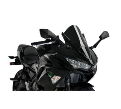 puig z racing screen for kawasaki ninja 650 20 25 black