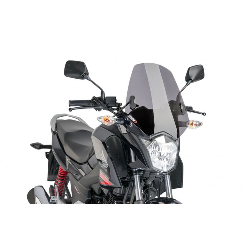 puig naked ng sport windshield for honda cb125f 15 25 light smoke