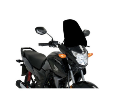 puig naked ng sport screen for honda cb125f 15 25 black