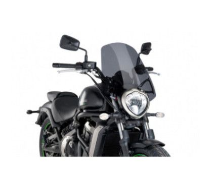Puig Naked NG Touring-Windschutzscheibe fur Kawasaki Vulcan S 15 25, dunkler Rauch