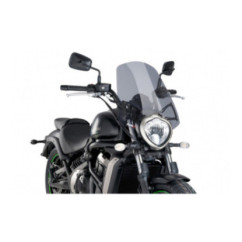 Pare-brise touring Puig Naked NG pour Kawasaki Vulcan S 21-25, finition fumEe claire