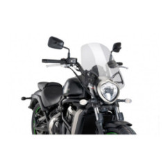 PARE-BRISE DE TOURING PUIG NAKED NG POUR KAWASAKI VULCAN S 21-25 TRANSPARENT