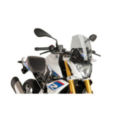 Pantalla deportiva Puig Naked NG para BMW G310 R 16-20, color ahumado claro