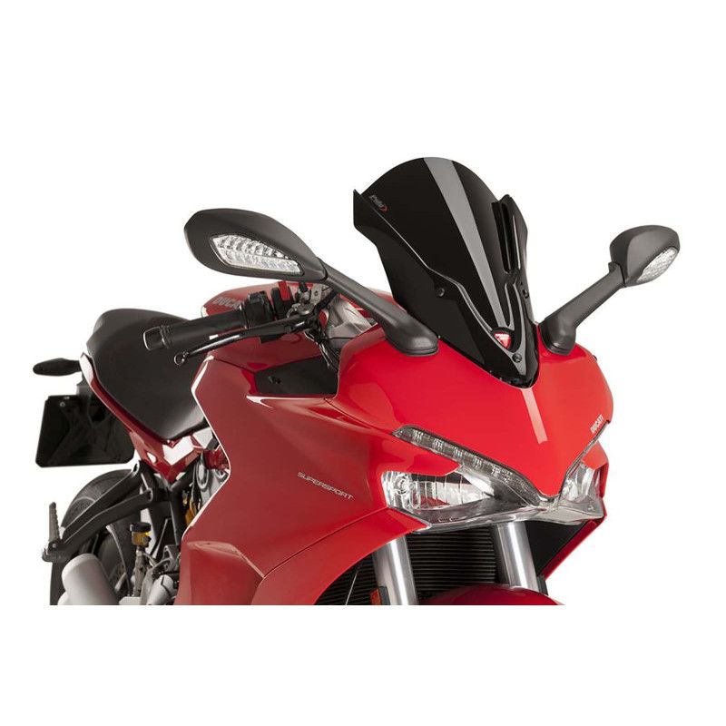 puig z racing windshield for ducati supersport 939 s 17 21 black