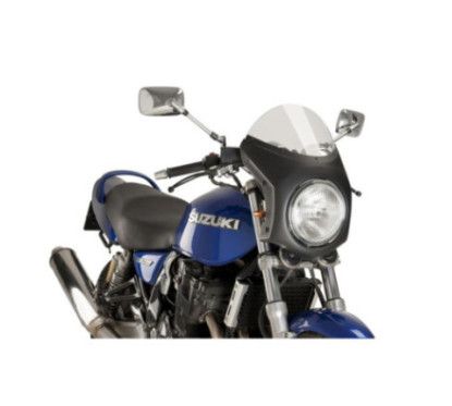 Semicarenado Puig para Benelli Imperiale 400 21 25 ahumado claro en carbono