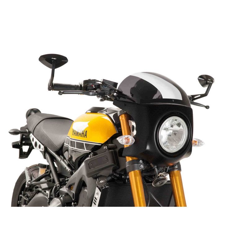 puig semi-windshield for triumph bonneville speedmaster 21 25 dark smoke carbon