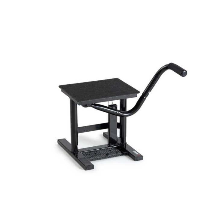 PUIG STAND MODEL OFF-ROAD BASIC BLACK - COD. 6289N - Height in the lowest position: 310 mm. Height in position