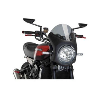Cupula Puig Semicarenada para Kawasaki Z900 RS SE 22 25 Negro Ahumado Claro