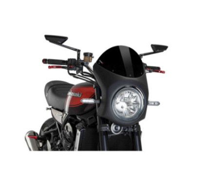puig half windshield windshield for kawasaki z900rs 21 25 black black