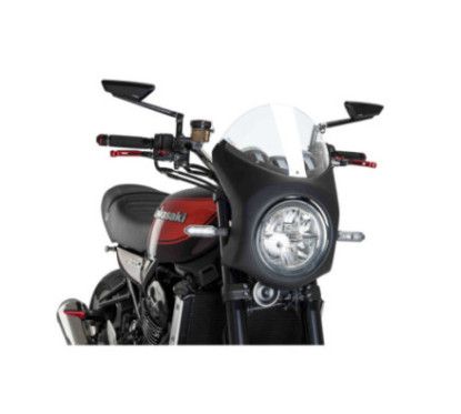 Semicarenado Puig para Kawasaki Z900 RS SE 22 25 negro transparente