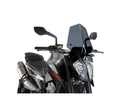 puig naked ng sport windshield for ktm 790 duke 18 25 dark smoke