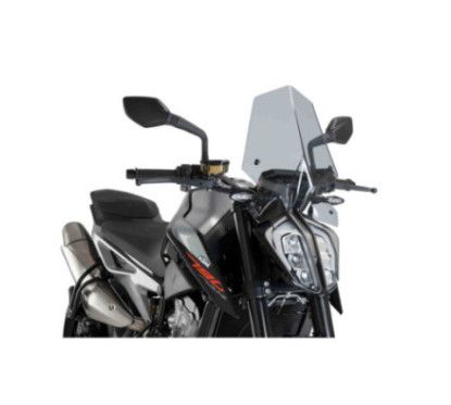 Pare-brise Puig Naked NG Sport pour KTM 790 Duke 18-25, fume clair