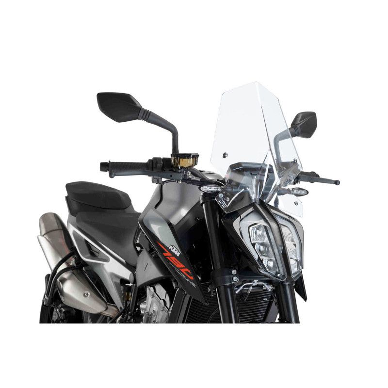 Pare-brise Puig Naked NG Sport pour KTM 790 Duke 18-25 transparent