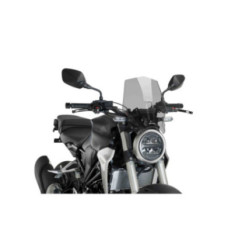 Pare-brise PUIG NAKED NG SPORT pour Honda CB125R Neo Sports Cafe 18-20, finition fumEe claire