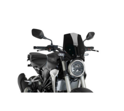 Parabrisas Puig Naked NG Sport para Honda CB125R Neo Sports Cafe 18-23 negro