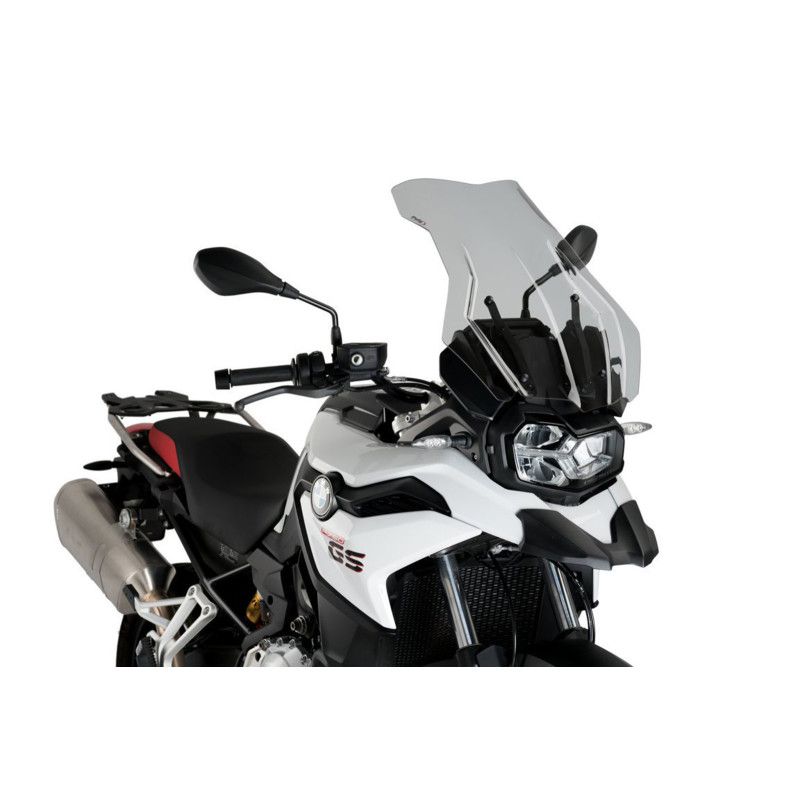 puig windshield touring plus for bmw f800 gs 24 25 light smoke cup sport oem