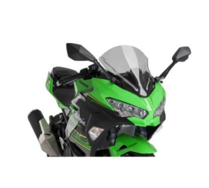 puig z racing windshield for kawasaki ninja 7 hybrid 24 25 light smoke