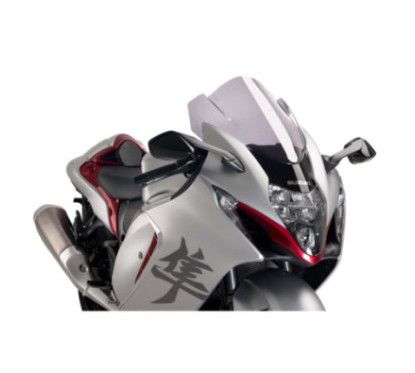 puig z racing windshield for suzuki gsx r1300 hayabusa 21 25 light smoke