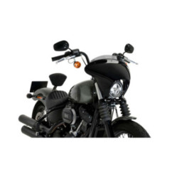 Parabrisas Puig Batwing SML Sport para Harley-Davidson Softail Street Bob FXBB 18-26, color humo claro.