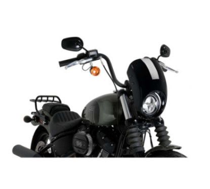 Puig Anarchy Halbverkleidungs-Windschutzscheibe fur Harley D Softail Street Bob FXBB 21 24 schwarz