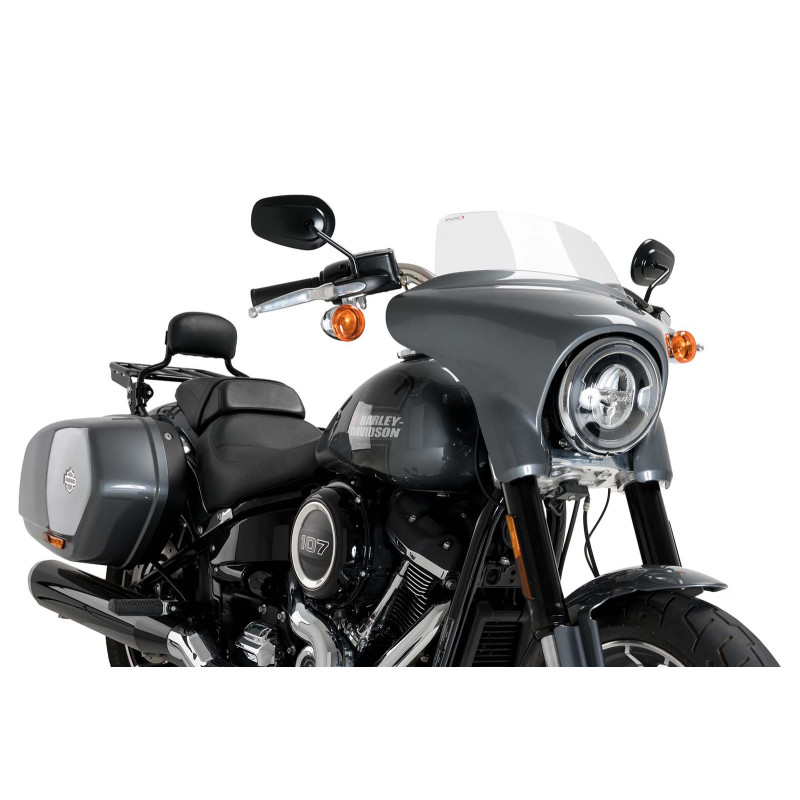 Parabrisas deportivo Puig High Road para Harley-Davidson Softail Sport Glide FLSB 18-24 transparente