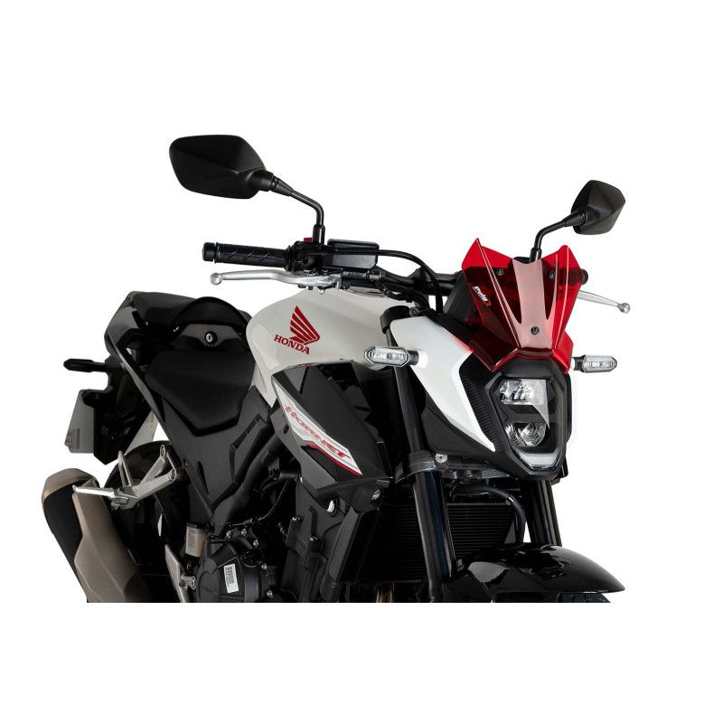 puig cupolino naked ng sport per honda cb500 hornet 24 25 rosso