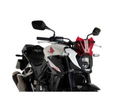 puig naked ng sport windshield for honda cb500 hornet 24 25 red