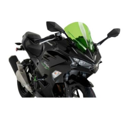 puig z racing screen for kawasaki ninja 500 24 25 green