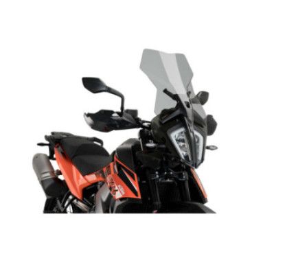 puig touring windshield for ktm 890 r rally adventure 21 25 light smoke