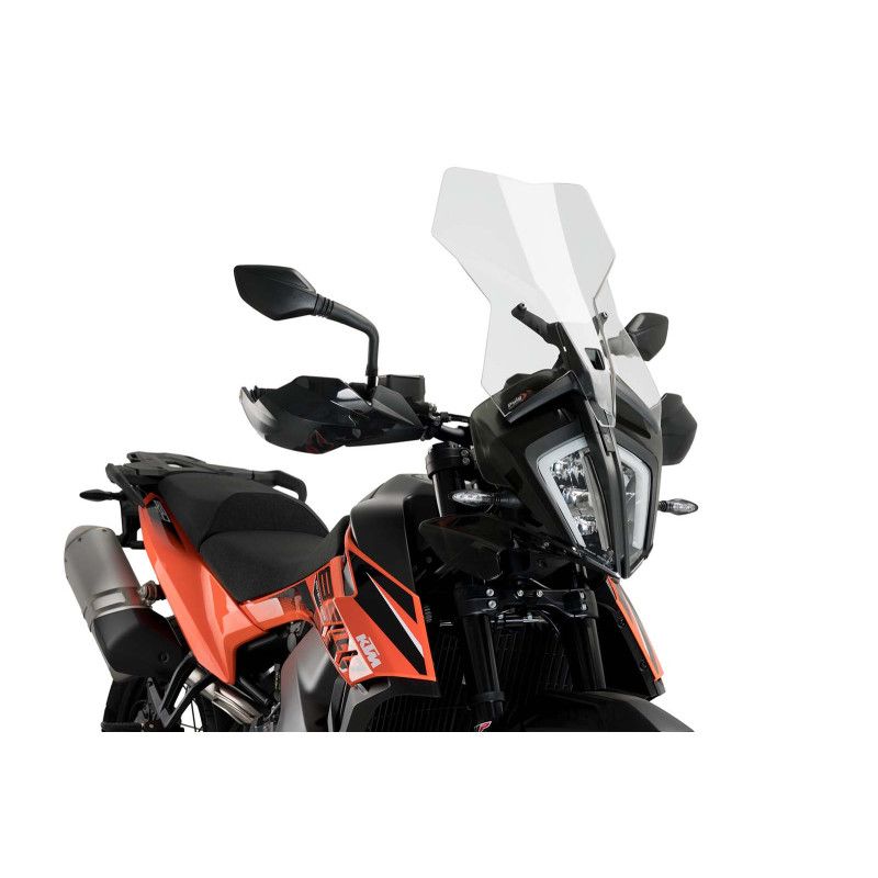 puig touring screen for ktm 890 r rally adventure 21 25 transparent