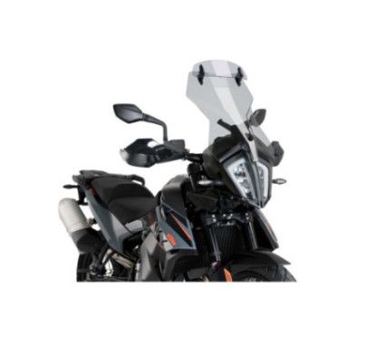 puig windshield touring visor for ktm 890 r rally adventure 21 25 light smoke