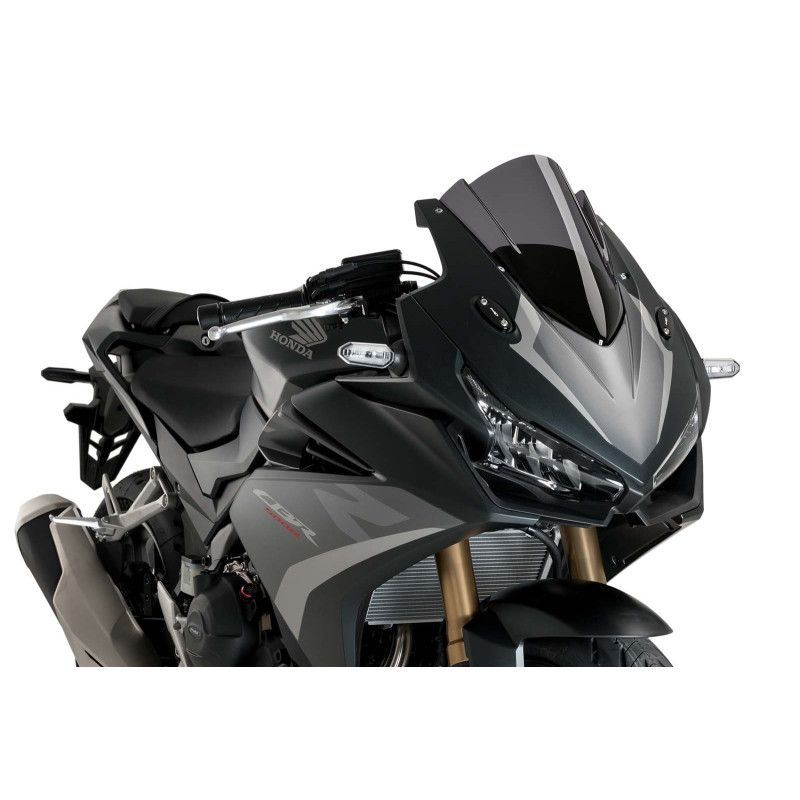 puig z racing windshield for honda cbr500r 19 25 dark smoke