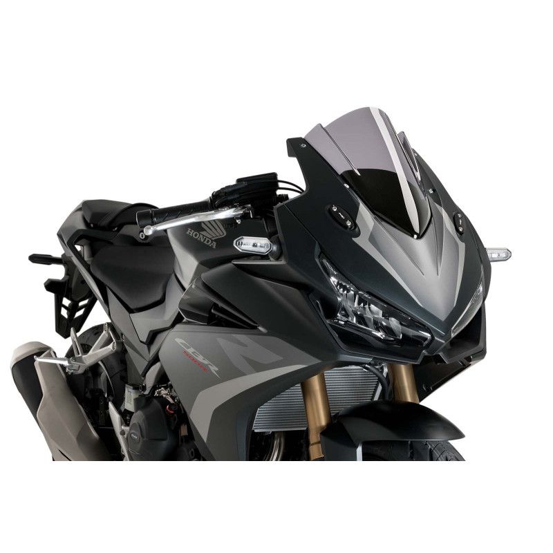 puig z racing windshield for honda cbr500r 19 25 light smoke
