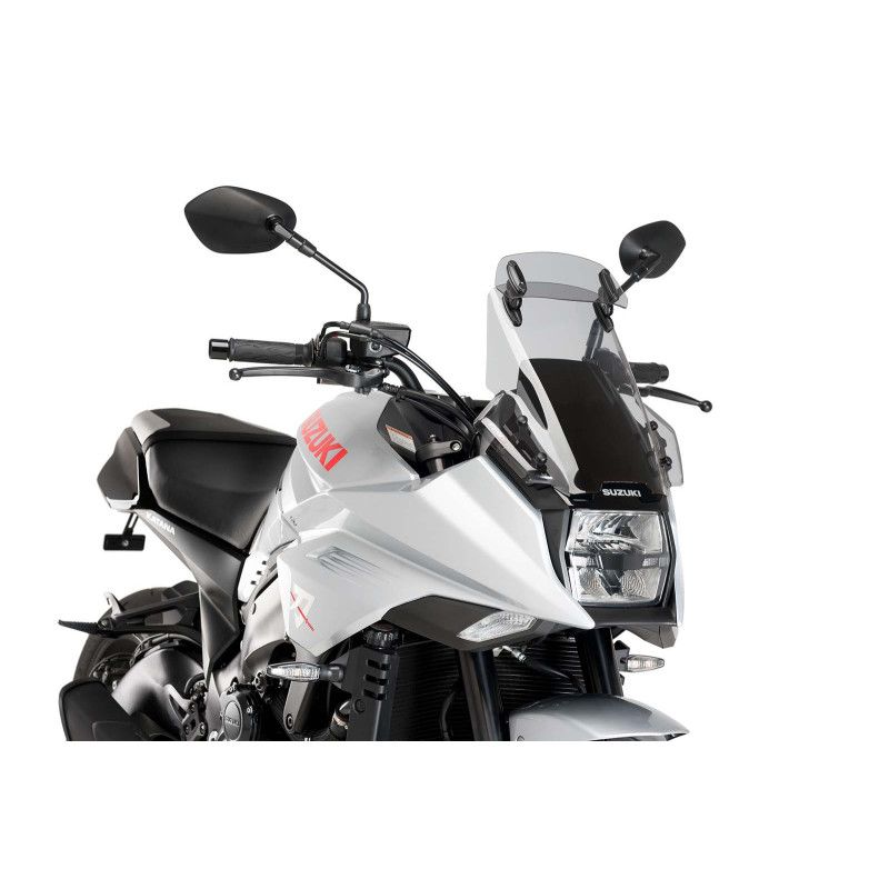 puig windshield touring visor for suzuki gsx s1000 katana 19 25 light smoke