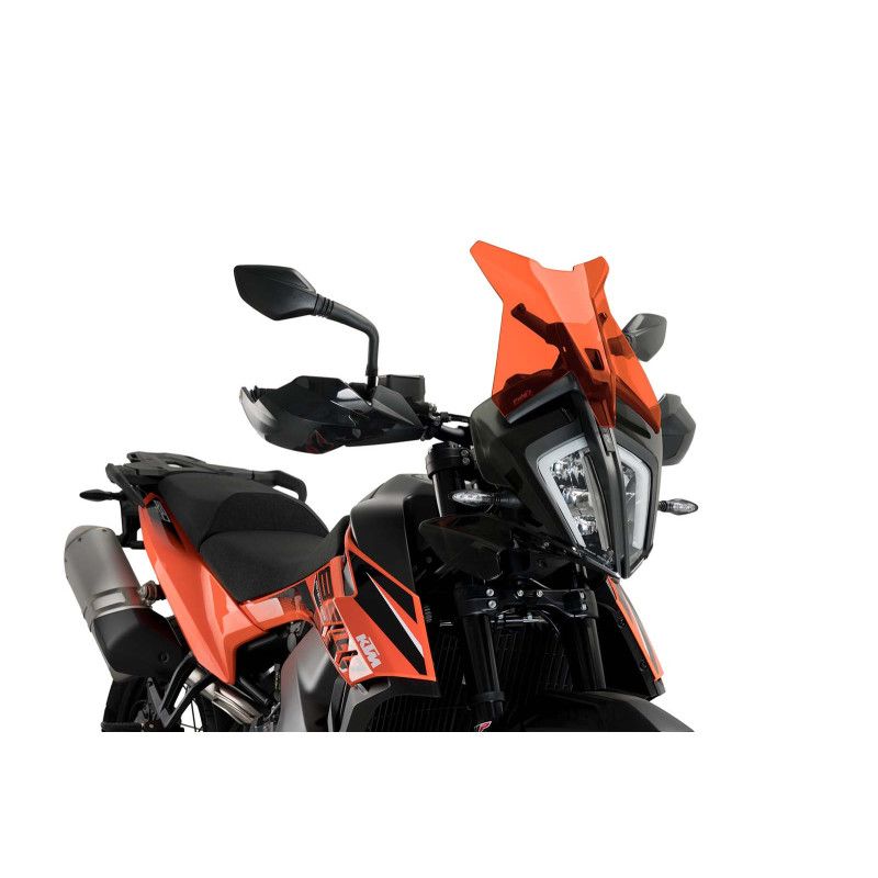 puig sport windshield for ktm 890 r rally adventure 21 25 orange