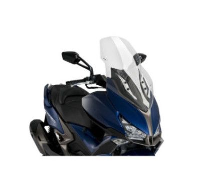 puig v tech line touring screen for kymco xciting 400 s 19 25 transparent