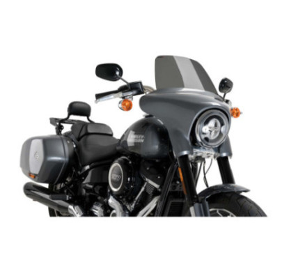 Puig High Road Touring Windschutzscheibe fur Harley D Softail Sport Glide FLSB 18 24 dunkel getont
