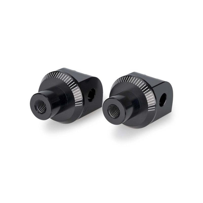 Adaptateurs Puig pour repose-pieds fixes Triumph Speed 400 24/25 noir