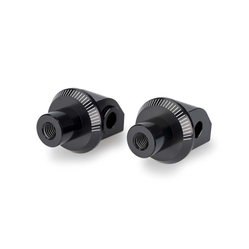 Adaptateurs Puig pour repose-pieds passager fixes Triumph Scrambler 400x 24 25 noir