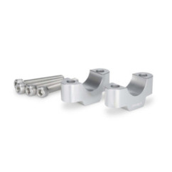 Rehausseurs Puig pour guidon BMW R12 Nine T 24/25 argent