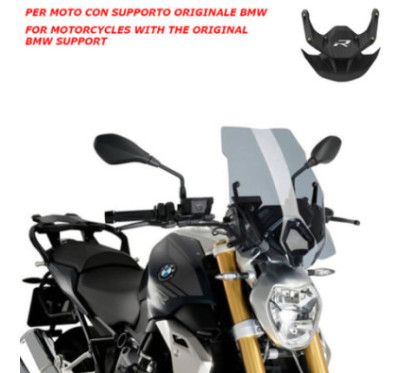 Cupula Puig Naked NG Touring OEM para BMW R1250 R 18 25 ahumado claro