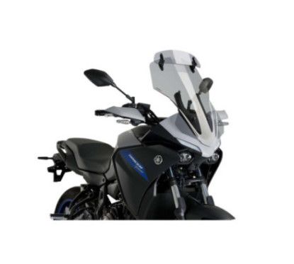 puig windshield touring visor for yamaha tracer 7 gt 21 25 light smoke