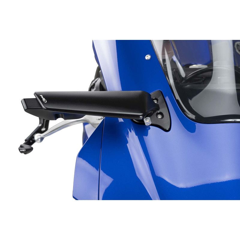 puig right rearview mirror mod aileron yamaha yzf r1 race 24 25 black