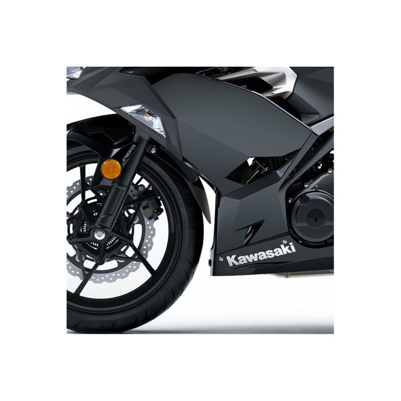 puig front fender extension kawasaki ninja 500 24 25 matt black
