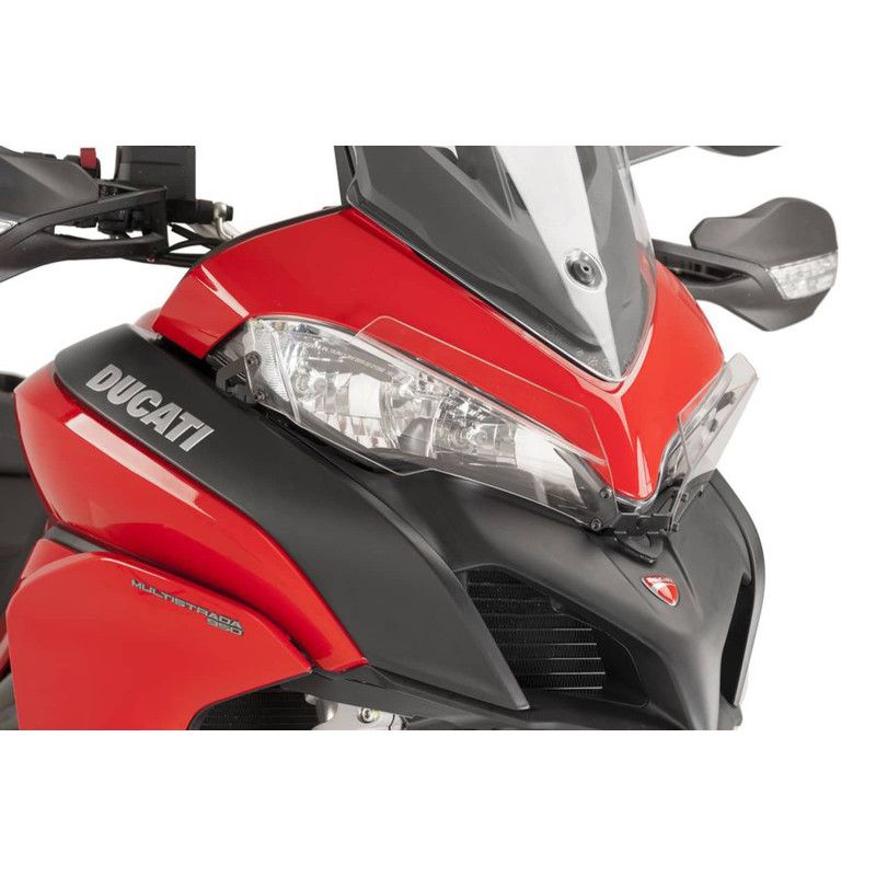 puig protezione faro per ducati multistrada 950 speichenrad 21 24 trasparente
