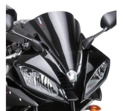 Bulle de course Puig pour Yamaha YZF R6 06-07 noire