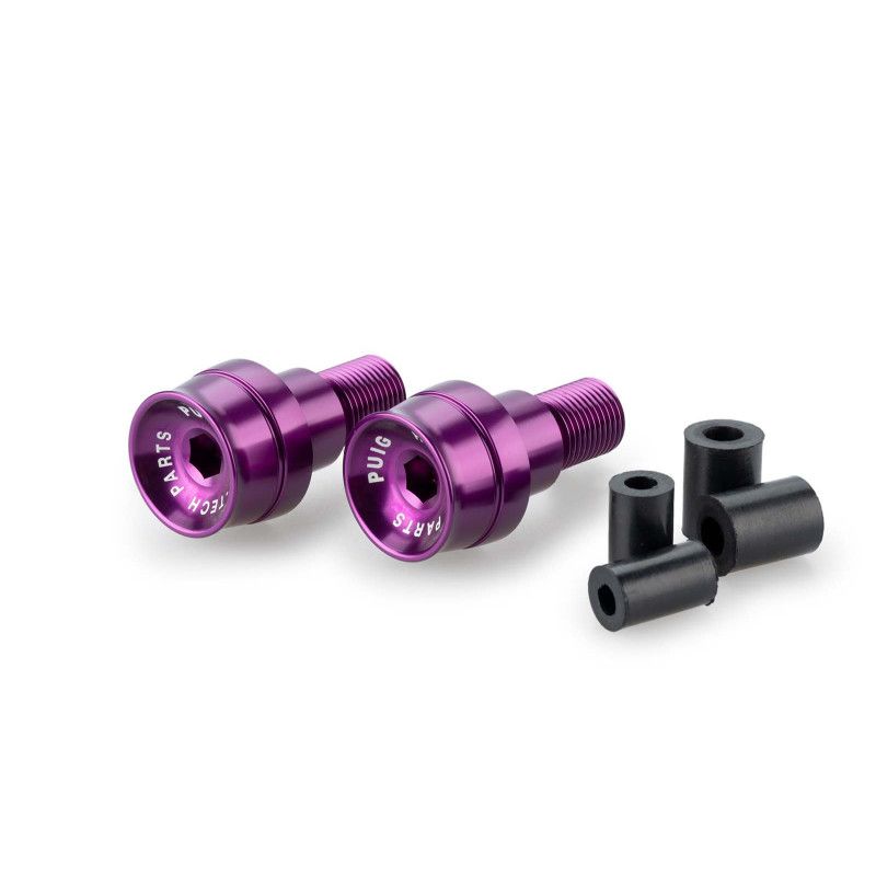Embouts de guidon Puig Mod Speed pour Yamaha FZ6 04/08 Violet
