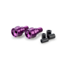 puig bar ends mod speed yamaha t max 500 08 11 purple