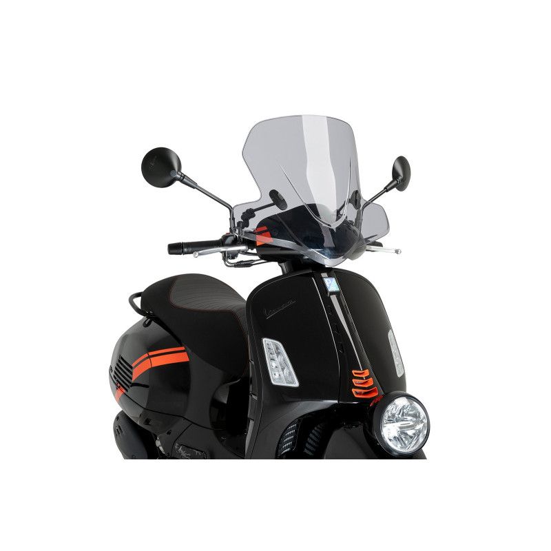 Parabrisas Puig para scooter City Touring, Piaggio, Vespa GTV 300 23 25, ahumado claro
