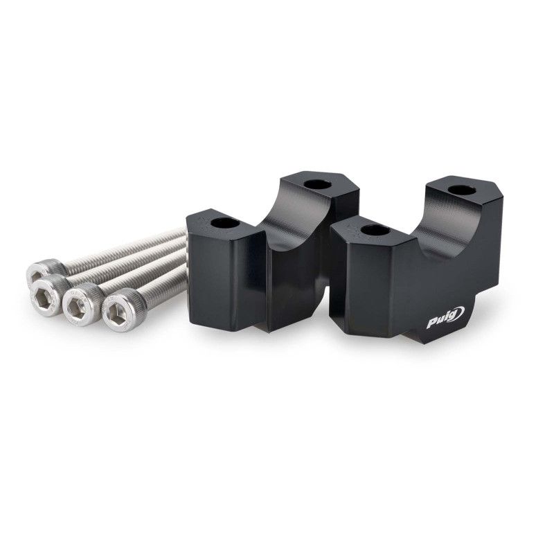 Rehausseurs Puig pour guidon BMW F900 GS Adventure 24/25 noir 22183N